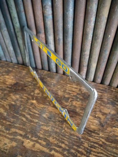 画像1: ビンテージ　LET’S　GO　FUN　TRUCKIN'　ナンバープレートフレーム