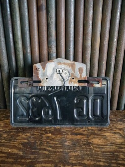 画像2: ビンテージ　CALIFORNIA　ナンバープレート  BLK　ライト付き　