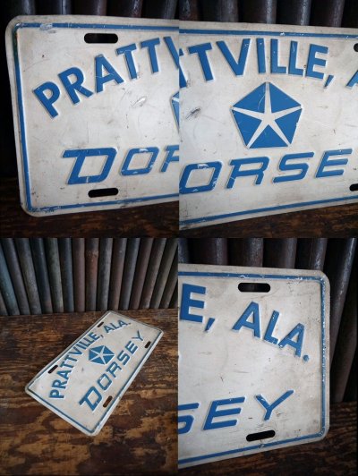 画像2: ビンテージ　DORSEY　ナンバープレート　