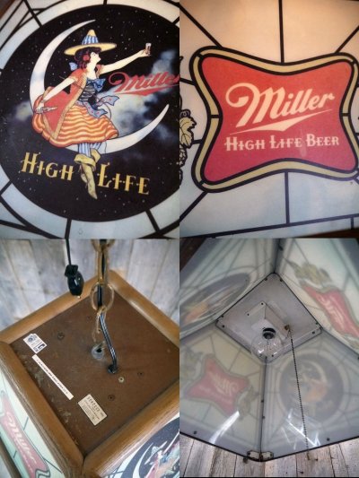 画像2: ビンテージ Miller HIGH LIFE BEER プールランプ