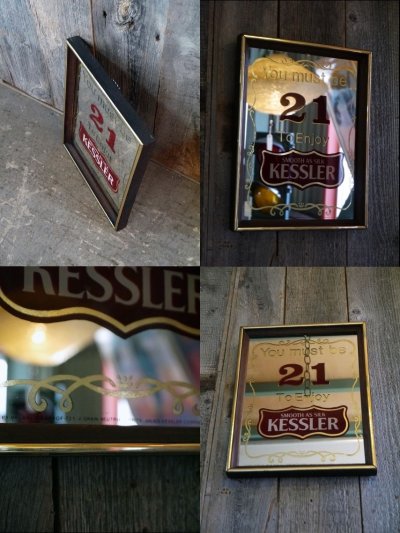 画像2: ビンテージ　KESSLER 　パブミラー