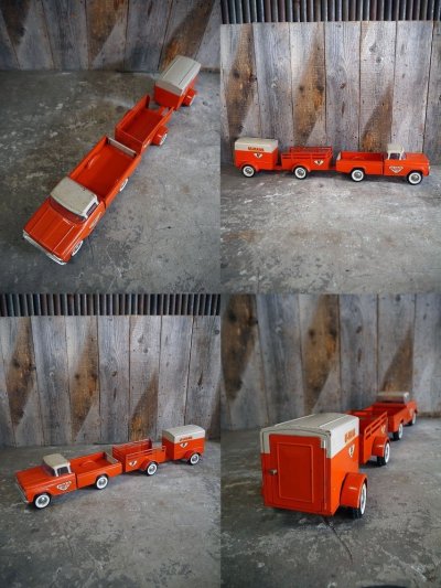 画像1: ビンテージ  Ford U-Haul Truck 　with　Trailer　TOY