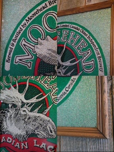 画像1: ビンテージ MOOSEHEAD BEER 壁掛け