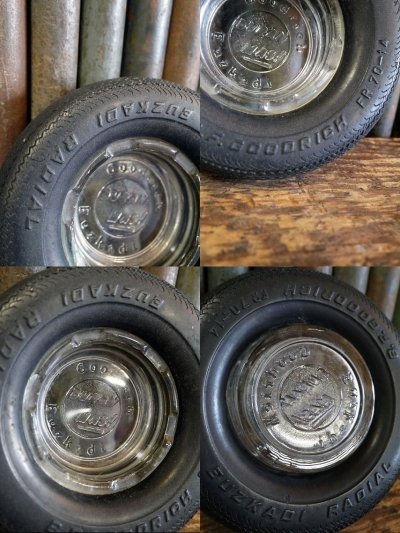 画像3: ビンテージ　GoodRich　ガラス灰皿