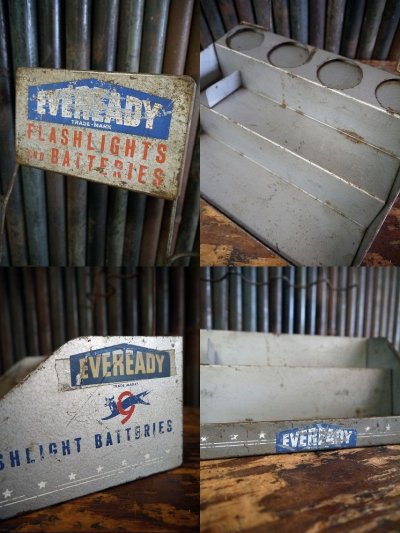 画像1: ビンテージ　EVEREADY　ディスプレイケース