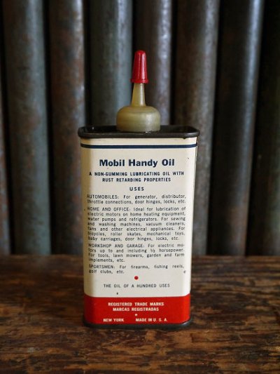 画像1: ビンテージ　MOBIL　Handy　ミニoil缶　