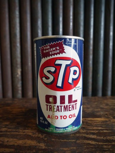 画像1: ビンテージ STP OIL缶