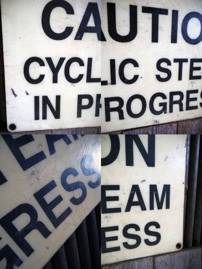 画像2: ビンテージ　Chevron　看板