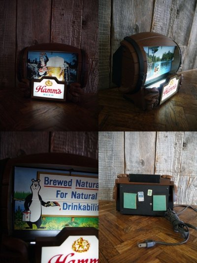 画像3: ビンテージ Hamm's BEER ライトサイン