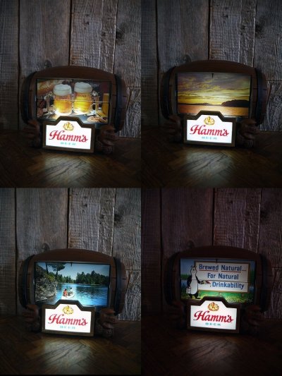 画像2: ビンテージ Hamm's BEER ライトサイン