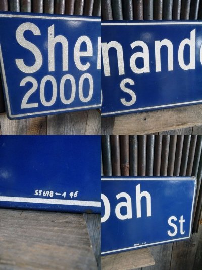 画像2: ビンテージ Shenandoah 両面ホーローサイン