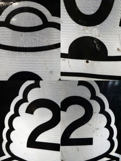 画像2: USA　JCT　２０２　大型ロードサイン