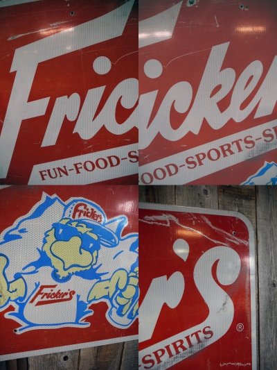 画像1: USA　Fricker's　大型看板