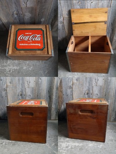 画像2: ビンテージ　Coca-Cola　ウッドケース 