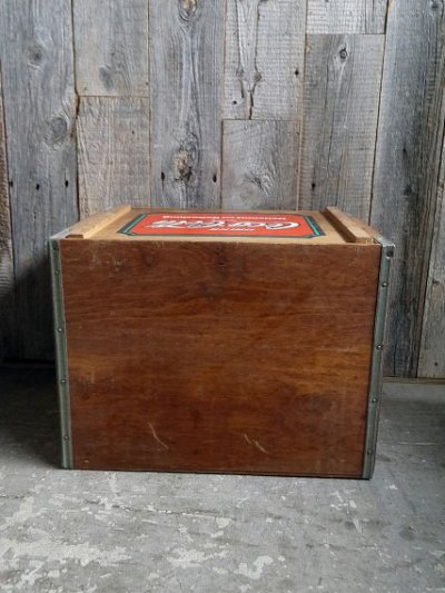 画像1: ビンテージ　Coca-Cola　ウッドケース 