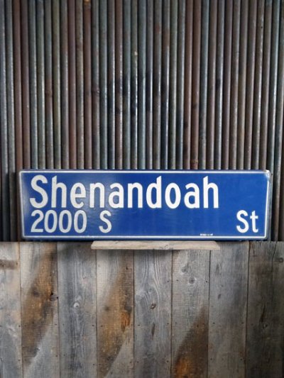 画像1: ビンテージ Shenandoah 両面ホーローサイン