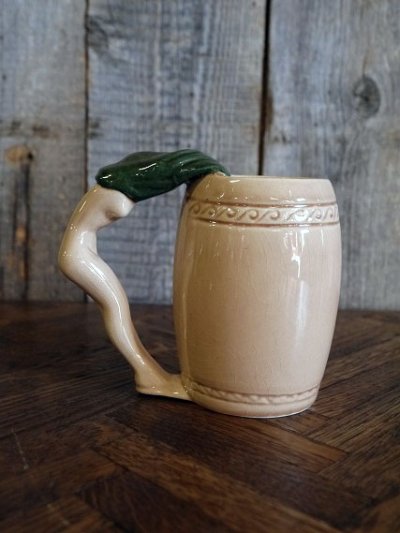 画像1: ビンテージ　ピンナップガール　マグカップ　(観賞用)　G