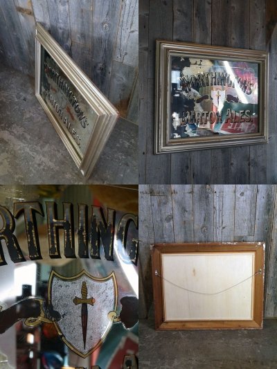 画像3: アンティーク　WORTINGTON'S　BURTON　ALES　大型パブミラー