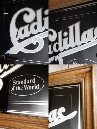 画像1: ビンテージ　Cadillac　大型ミラー　