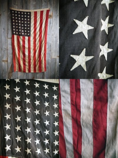 画像1: ビンテージ　USA　48STARS　星条旗　