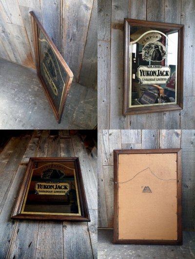 画像3: ビンテージ　YUKON　JACK　パブミラー