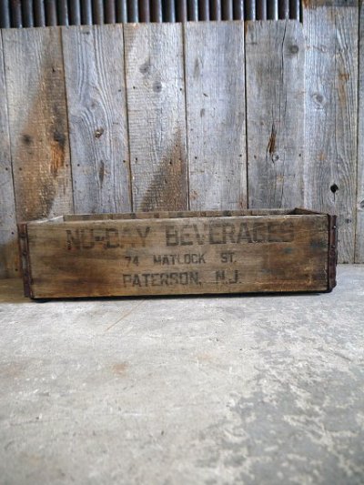 画像1: ビンテージ　NU-DAY　BEVEERAGES　ウッドボトルケース 