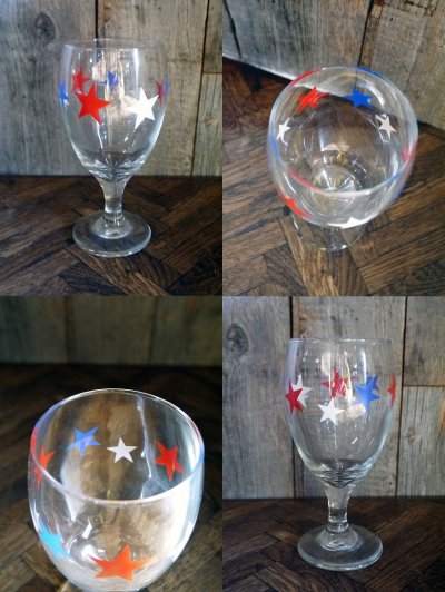 画像2: ビンテージ　STAR　デザイングラス