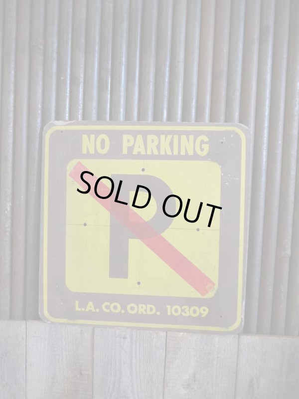 画像1: ビンテージ　NO　PARKING　サイン (1)