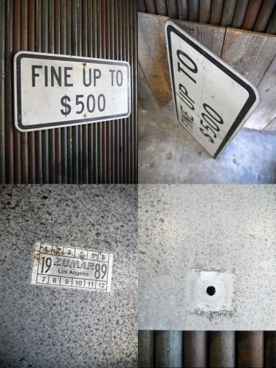 画像2: ビンテージ　FINE　UP　TO　＄５００　ロードサイン