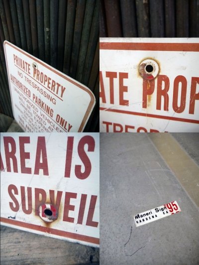 画像2: ビンテージ　PRIVATE　PROPERTY　サイン