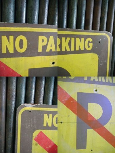 画像1: ビンテージ　NO　PARKING　サイン