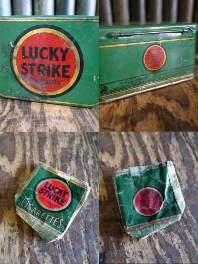 画像2: ビンテージ　LUCKY　STRIKE　SLICEPLUG　缶 　
