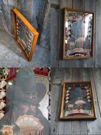 画像2: ビンテージ　Budweiser　HOLDIN　ミラークロック