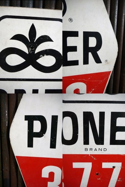画像1: ビンテージ　PIONER　BRAND　看板