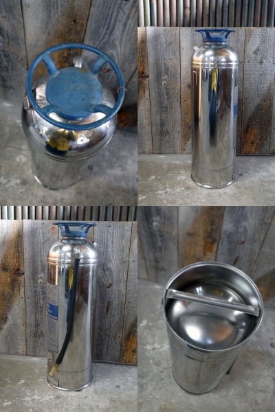 画像3: ビンテージ　CASCO　メタル消火器