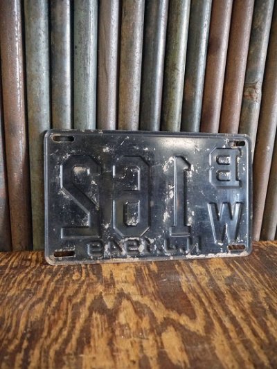 画像3: ビンテージ　N.J　１９４９　ナンバープレート　