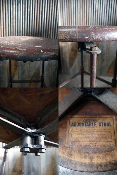 画像2: アンティーク　ADOLF　FRESE　スツール　 