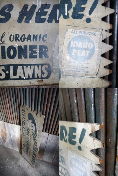 画像2: ビンテージ　IDAH　PEAT　看板