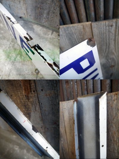 画像2: ビンテージ　PINE　ST.　ホーローストリートサイン