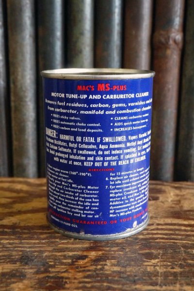 画像1: ビンテージ　MAC'S　MS　PLUS　MOTOR　TUNE-UP　Cleaner缶