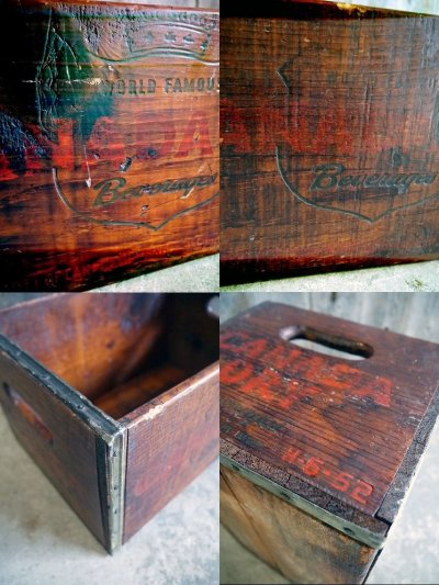 画像2: ビンテージ　CANADA　DRY　ウッドボックス　Ｂ