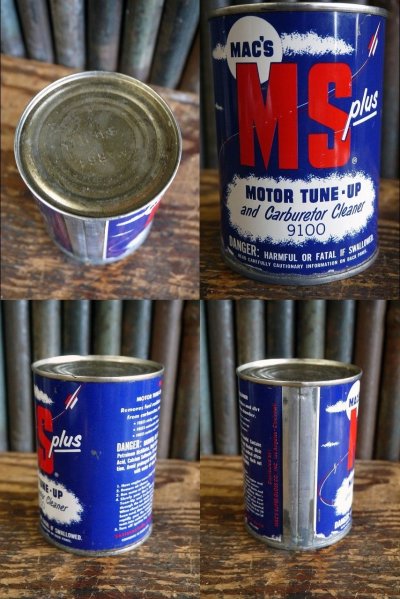 画像2: ビンテージ　MAC'S　MS　PLUS　MOTOR　TUNE-UP　Cleaner缶