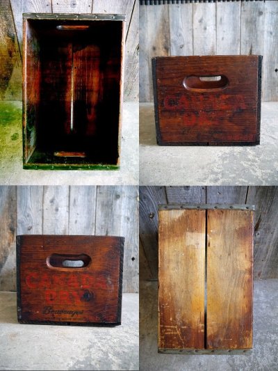 画像3: ビンテージ　CANADA　DRY　ウッドボックス　Ｂ