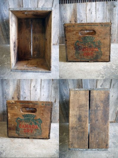 画像3: ビンテージ　CANADA　DRY　ウッドボックス　A