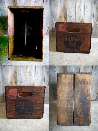 画像3: ビンテージ　Hires　ROOT　BEER　ウッドボックス　