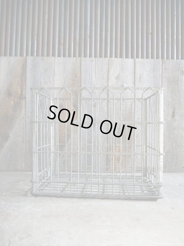 画像1: ビンテージ　CARNATION　ワイヤーバスケット (1)