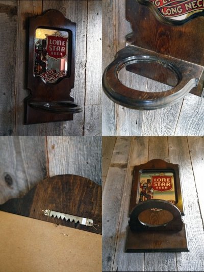 画像2: ビンテージ　LONE　STAR　BEER　パブミラー