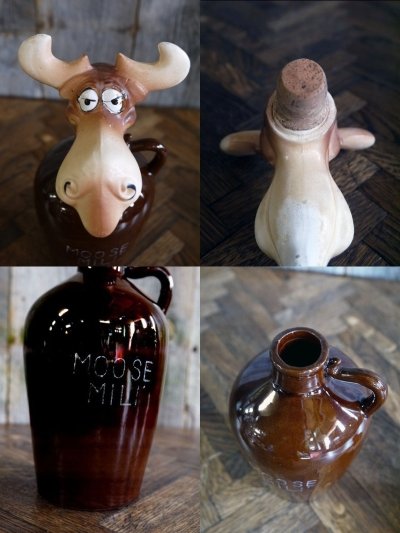 画像2: ビンテージ　MOOSE　MILK　ボトルデキャンタ