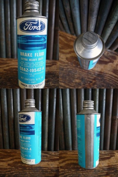 画像2: ビンテージ　FORD　BREAKE　FULUID缶　