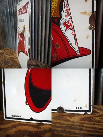 画像2: ビンテージ　TEXACO　ホーロー看板